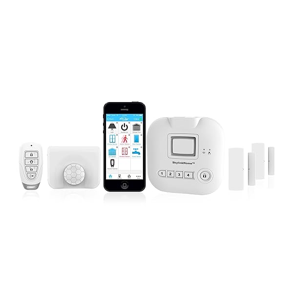 SKYLINK SK-200 SkylinkNet Wireless Alarm System: Smart Home Security with No Monthly Fees for iOS & Android