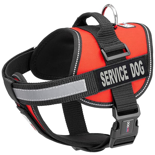 Dogline Dogline Unimax Service Dog Vest with Free ID Badge ADA Compliant Small Red