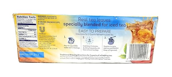 Lipton Discover Lipton Decaffeinated Tea Bags: Enjoy Flavorful, Caffeine-Free Relaxation Anytime! - View 4 of 4