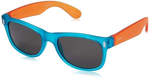 Shop POLAROID KIDS P0115 89T Blue Orange Sunglasses - Stylish 46/16/130 Fit for Kids