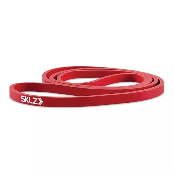 SKLZ SKLZ Professional Strength Training Resistance Band - 40-Inch Medium Red for Effective Workouts