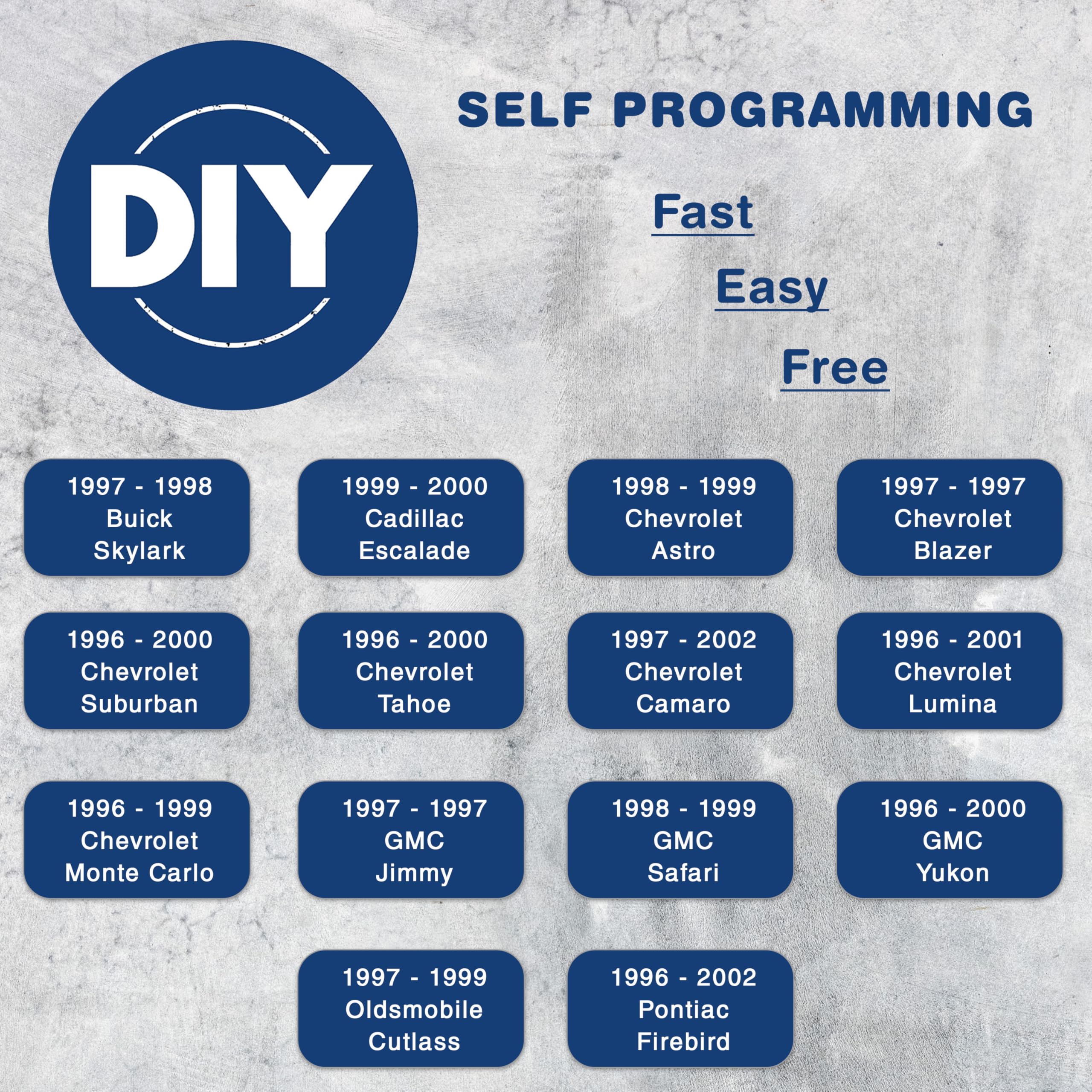 KeylessOption Keyless Entry Remote Car Key Fob Replacement for 16245100 29 Fast Shipping and Easy Programming - View 4 of 8