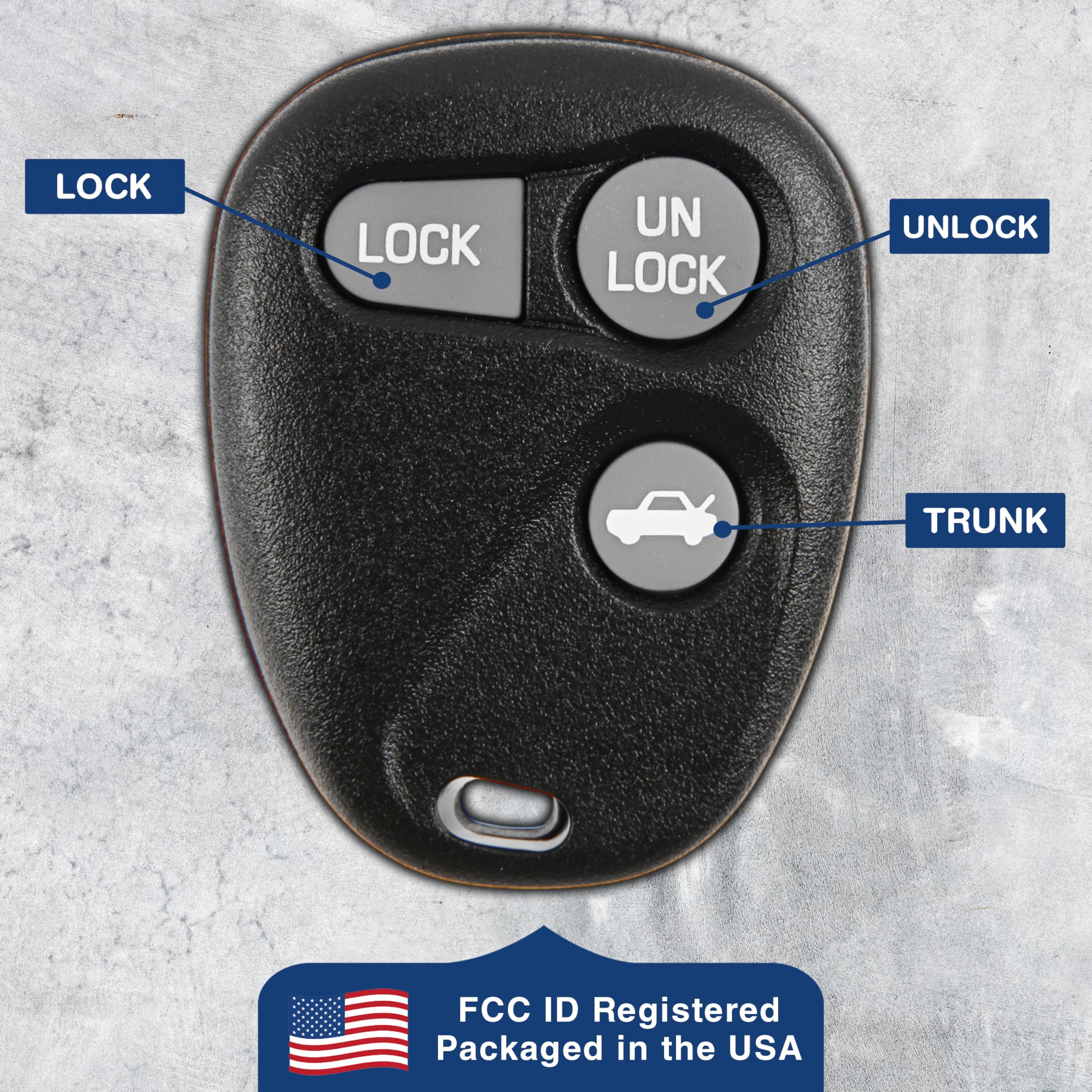 KeylessOption Keyless Entry Remote Car Key Fob Replacement for 16245100 29 Fast Shipping and Easy Programming - View 6 of 8