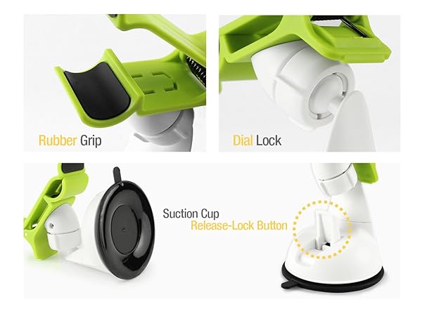 Cellet Best Car Windshield & Dashboard Phone Holder: Suction Cup Mount for iPhone, Samsung, Google Pixel - Perfect for Navigation - View 5 of 9