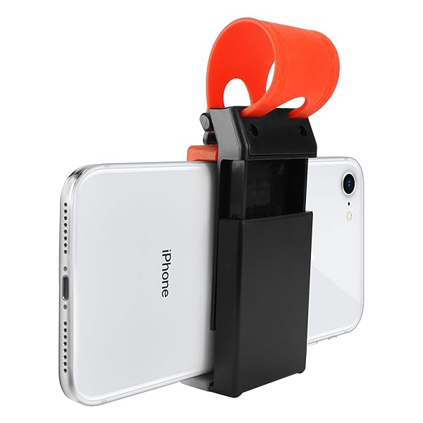 Cellet Cyongear Cellet Steering Wheel Smartphone Holder Mount Clip for iPhone and Samsung Galaxy for GPS Navigation Red Black PHHD100 - View 6 of 9