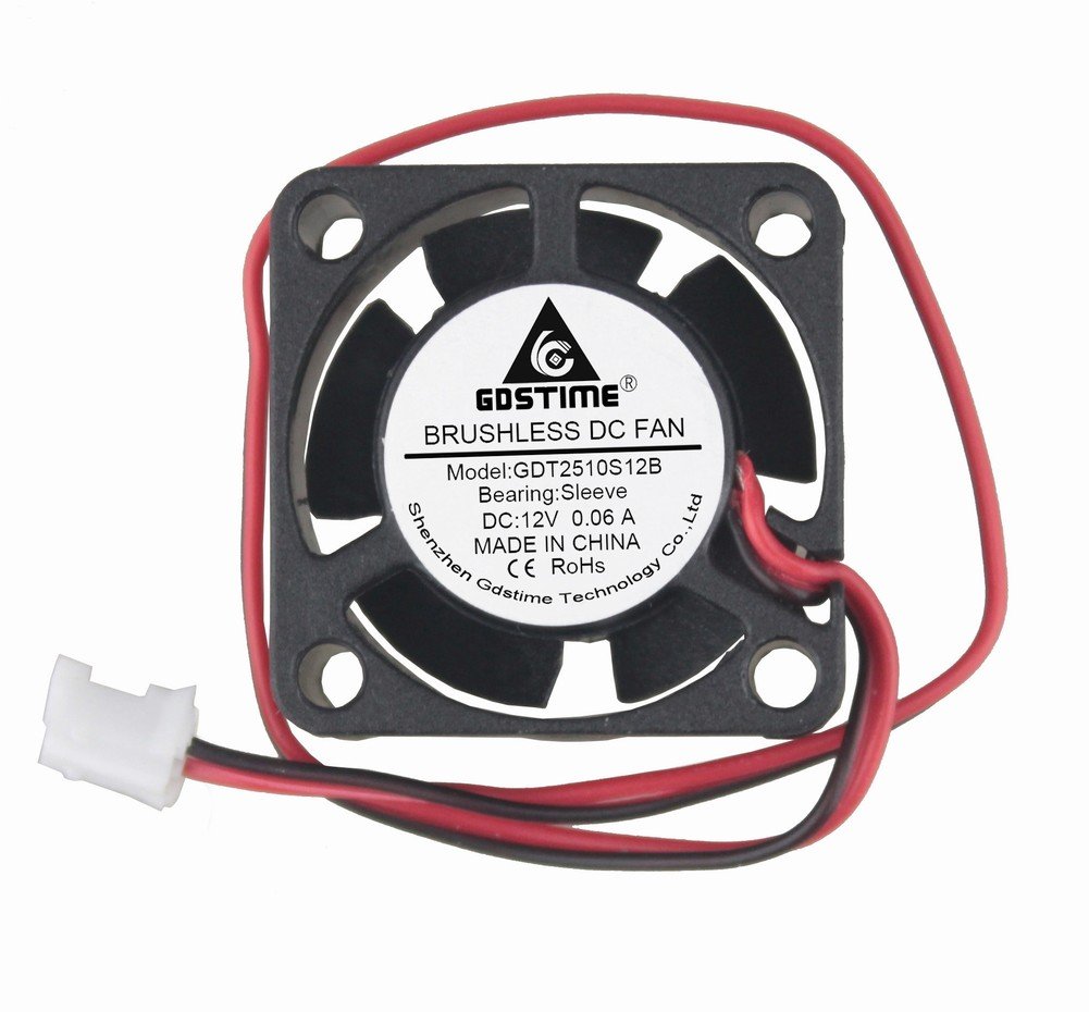 GDSTIME 25mm Small 12v Brushless DC Mini Cooling Fan for Efficient Cooling Solutions - View 5 of 7