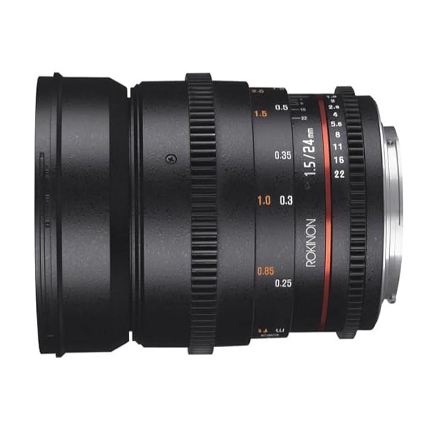 Rokinon Rokinon Cine DS 24mm T1.5 ED AS IF UMC Full Frame Wide Angle Lens for Sony E Mount Cameras - View 4 of 5