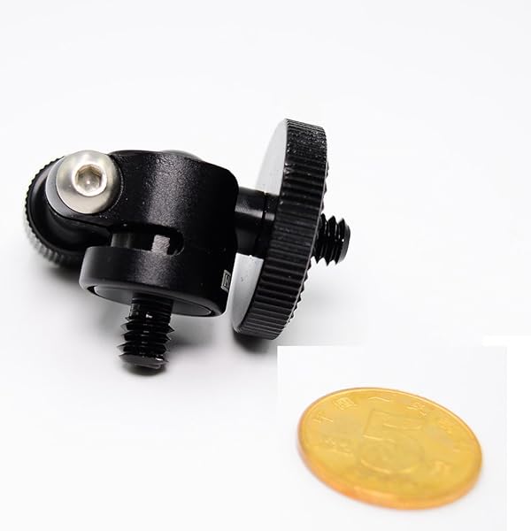 koolehaoda "Koolehaoda Mini Ballhead Tripod Mount: Versatile 1/4" Screw Connector for Cameras" - View 6 of 8