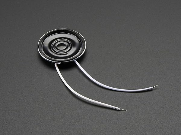 Adafruit Mini Metal Speaker 8 Ohm 0.5W - High-Quality Sound with Wires [ADA1890]