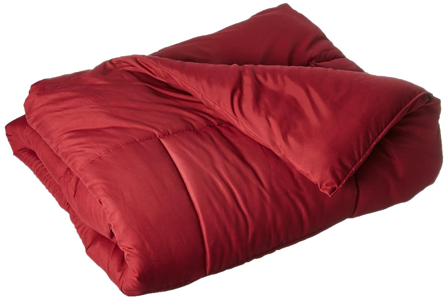 Elegant Comfort Elegant Comfort Down Alternative Double-Fill Comforter Duvet Insert Full Queen Burgundy for Cozy Sleep