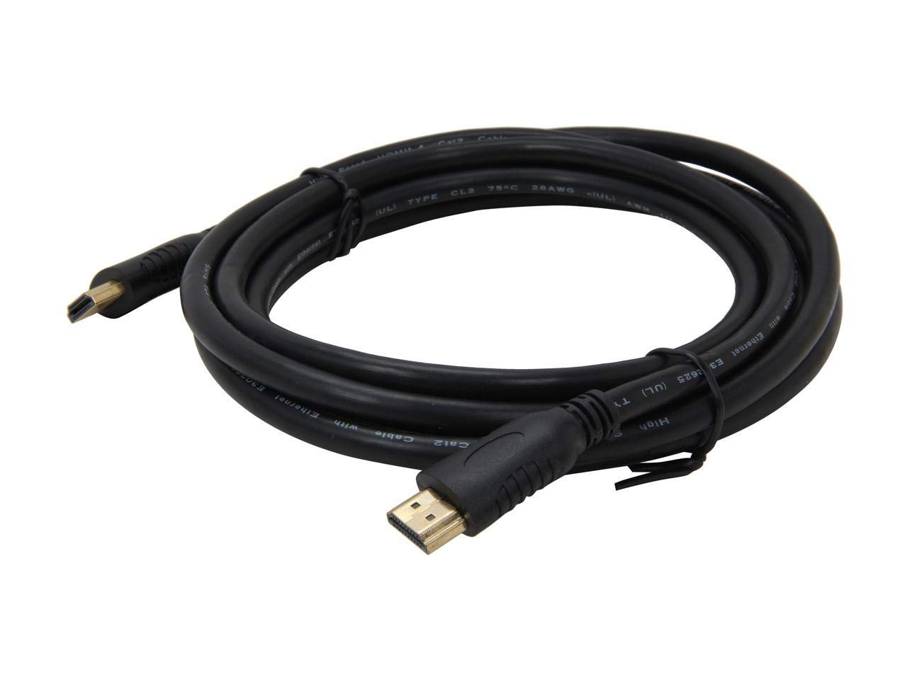 Nippon Labs NMHD-10MM 10 Feet High Speed HDMI Cable with Ethernet CL2 Rating Black 28 AWG Gold Plated - View 2 of 3