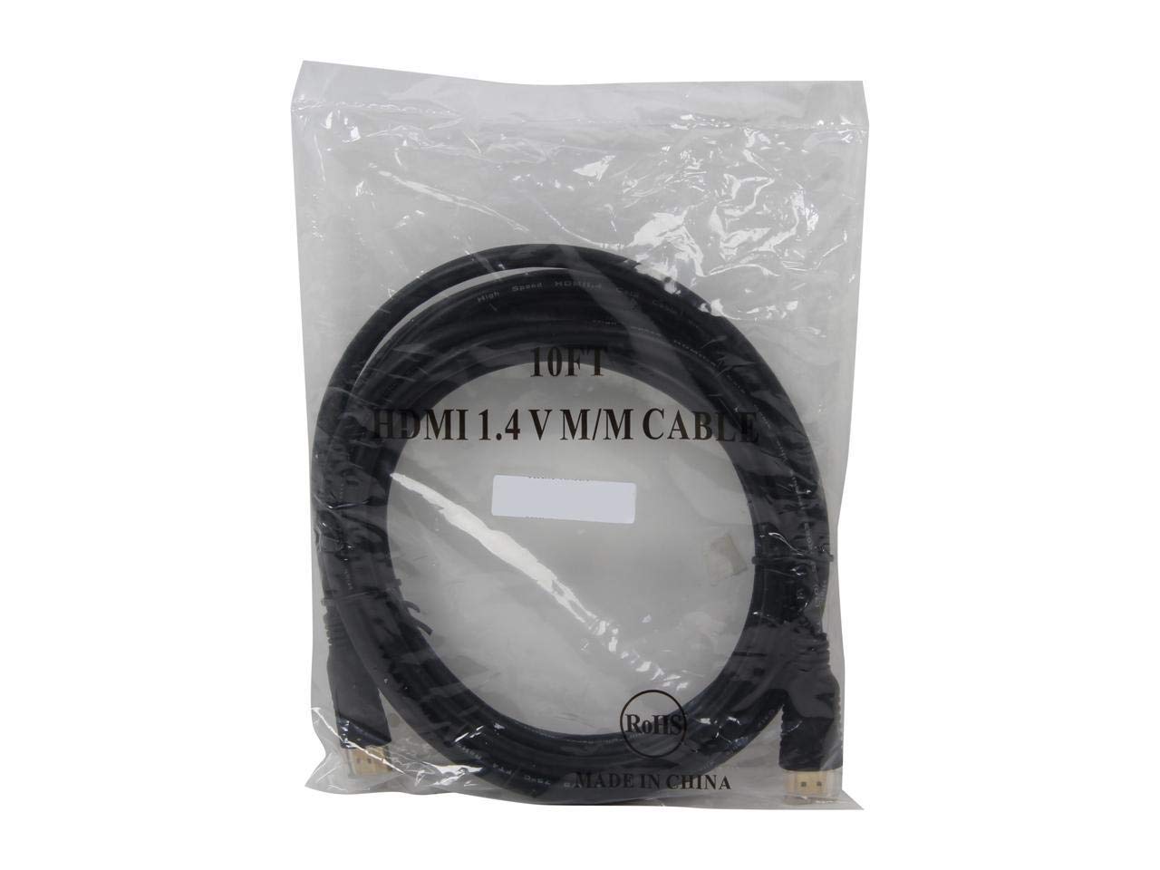 Nippon Labs NMHD-10MM 10 Feet High Speed HDMI Cable with Ethernet CL2 Rating Black 28 AWG Gold Plated - View 3 of 3