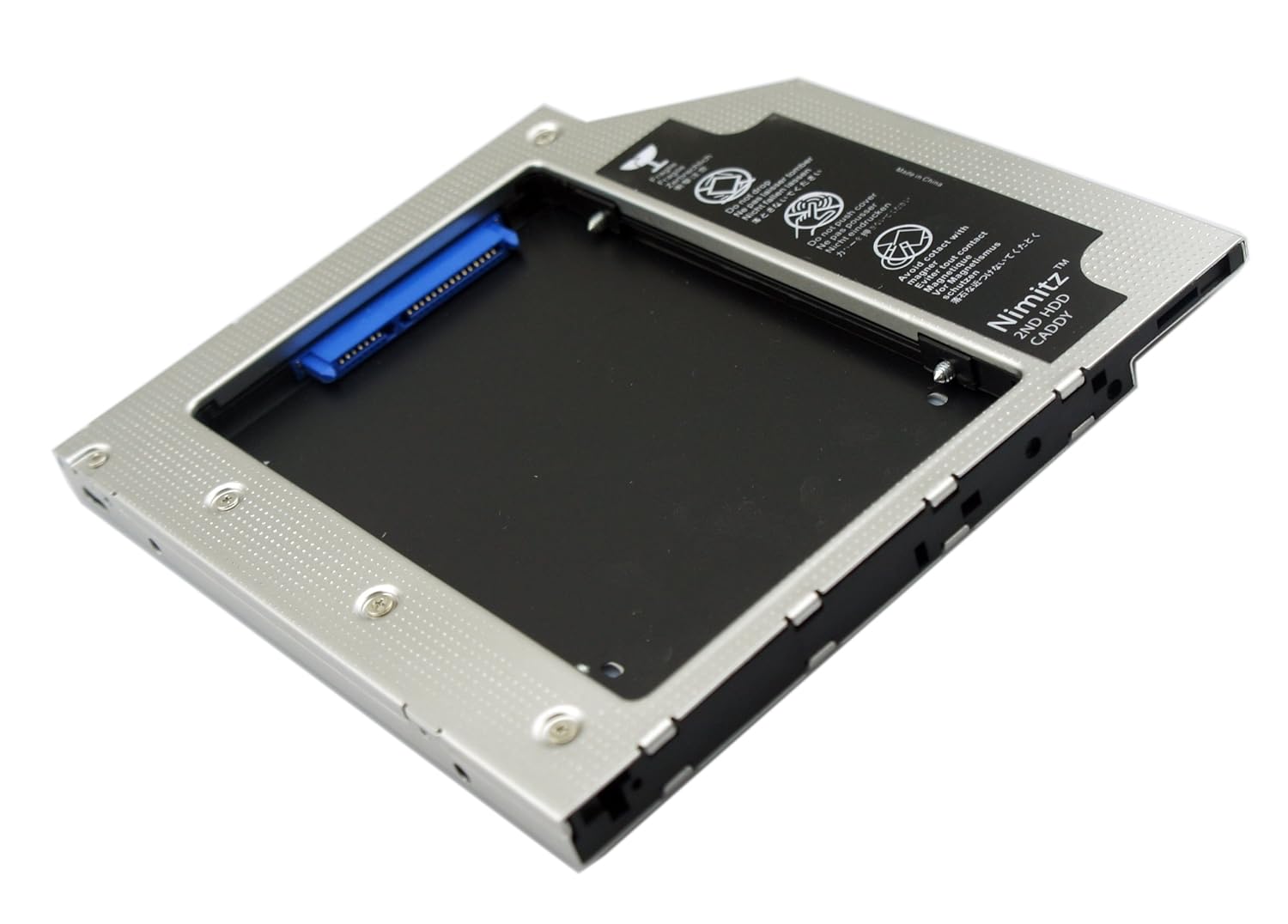 Nimitz Nimitz 2nd HDD SSD Hard Drive Caddy for Dell Precision M4600 M4700 M4800 M6400 M6500 M6600 M6700 M6800 Upgrade Solution - View 3 of 5
