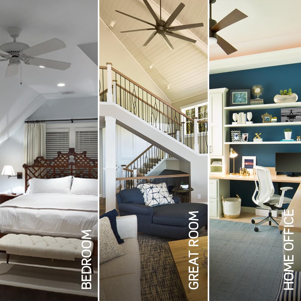 Leviton Leviton Decora Slide Ceiling Fan Wall Switch Quiet 3 Speed Control 1.5 Amps White Ivory Light Almond Faceplates - View 4 of 8