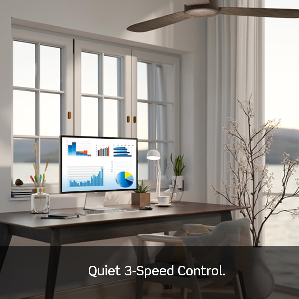 Leviton Leviton Decora Slide Ceiling Fan Wall Switch Quiet 3 Speed Control 1.5 Amps White Ivory Light Almond Faceplates - View 5 of 8