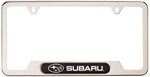 Subaru Impreza Steel License Plate Frame with Logo - Fits Outback, WRX, Legacy, Forester & More!