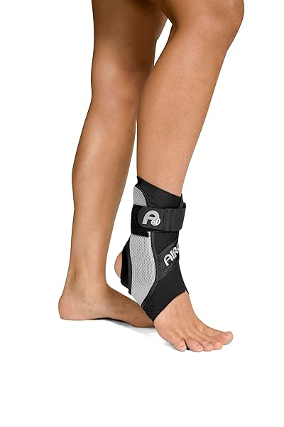 AIRCAST Aircast A60 Ankle Support Brace for Left Foot - Medium Size (Men's 7.5-11.5 / Women's 9-13) - Black Color
