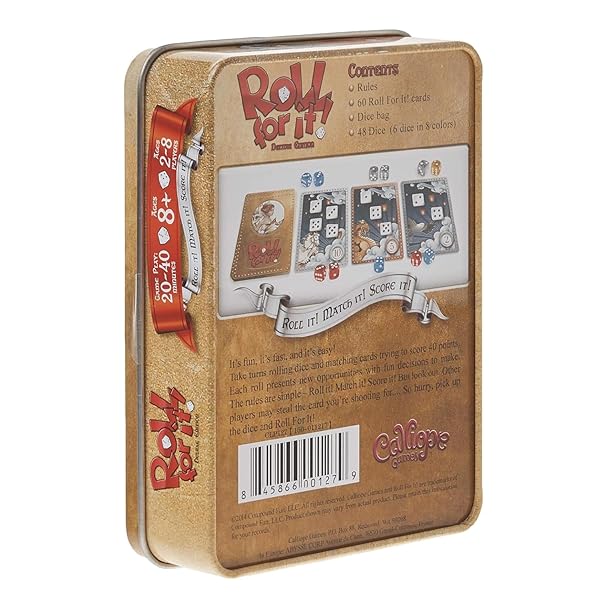 Calliope Calliope Games Roll for It Deluxe Edition Board Game Fun Family Game for All Ages Perfect for Game Night - View 2 of 7