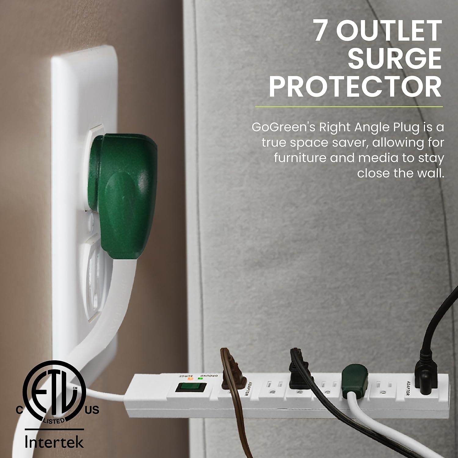 GoGreen Power GG176367 Outlet Surge Protector for Home and Office Safety and Reliability - View 3 of 6