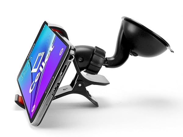 Cellet Cellet Dashboard & Windshield Phone Mount: Compatible with iPhone 14 Pro Max, Samsung Galaxy, Google Pixel & More - View 9 of 9