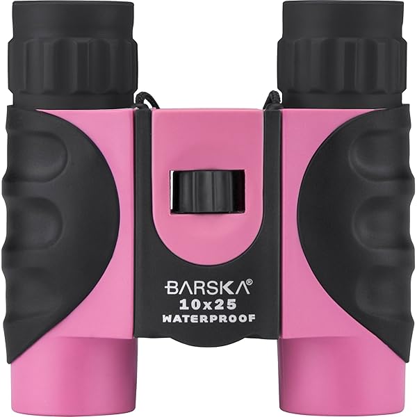 BARSKA Barska AB12418 10x25 Waterproof Binoculars in Pink - Compact & Lightweight for Outdoor Adventures - View 6 of 6