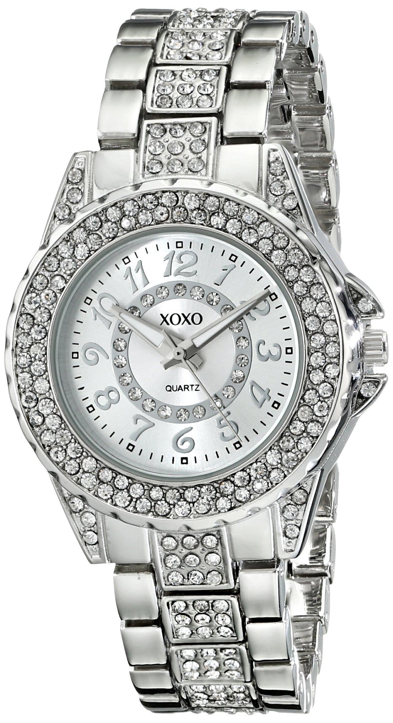 XOXO Women's XO5746 Silver Tone Bracelet Watch Stylish Timepiece for Everyday Wear