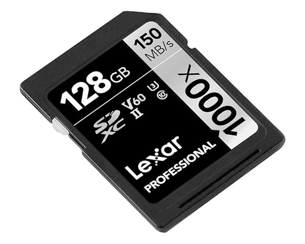 Lexar Lexar Professional 128GB 1000x UHS-II SDXC Memory Card - Fast Storage for Photographers - View 4 of 10
