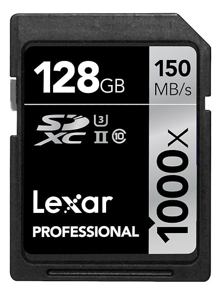 Lexar Lexar Professional 128GB 1000x UHS-II SDXC Memory Card - Fast Storage for Photographers - View 2 of 10