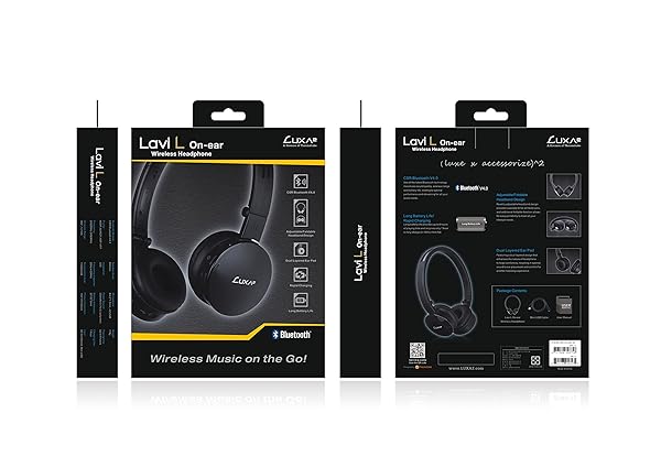 LUXA2 Thermaltake LUXA2 Lavi L Wireless Bluetooth 40 On Ear Headphone ADHDPCLLBK00 for Superior Sound Quality and Comfort - View 10 of 10