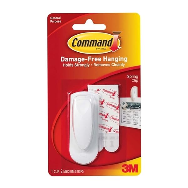Command Command Spring Clip 1 & 2 Adhesive 6 Pack - Perfect for Organizing & Decorating - View 2 of 2
