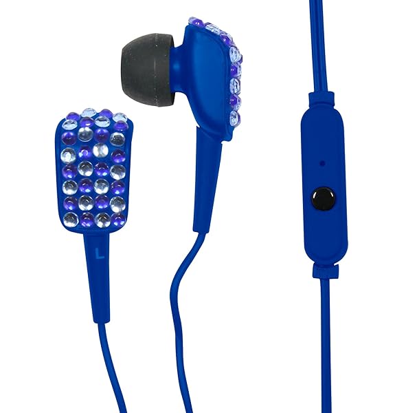 Craig Craig Electronics CHP4831-BL Bling Ear Buds with Microphone - Stylish Blue Audio Accessory