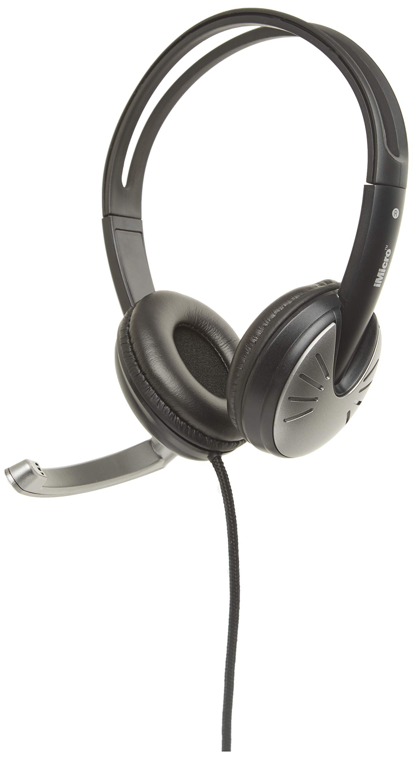 iMicro iMicro IMME282 USB Dual Headset: Noise Cancelling, Adjustable Mic & Volume Control for PC & Laptop