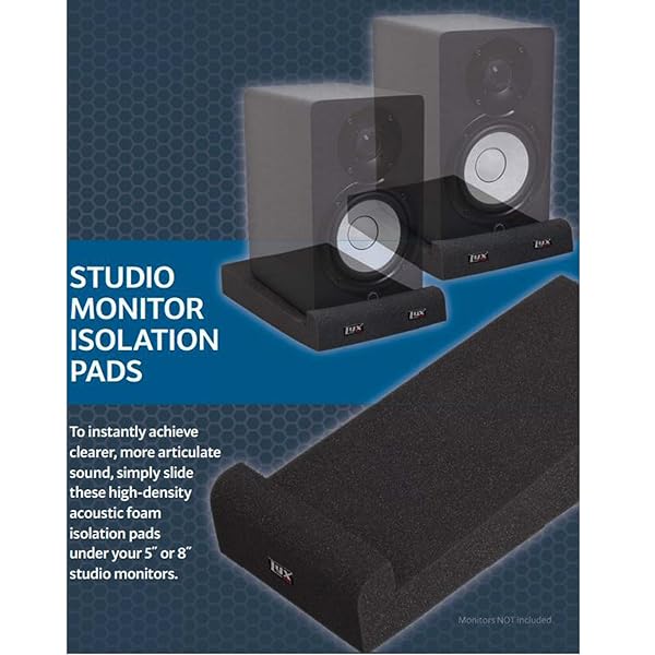 LyxPro LyxPro MNS-4 Studio Monitor Isolation Pads - Enhance Sound Quality & Reduce Vibration - View 5 of 9