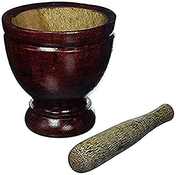 GIVEORBUY Buy 8-Inch Thai Mortar & Pestle for Authentic Papaya Salad - Premium Kitchen Tool from Thailand