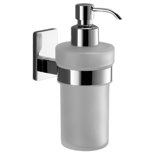 Gedy Gedy 7881-13 Chrome Soap Dispenser Compact Design 1.04 L x 2.72 W Ideal for Modern Bathrooms