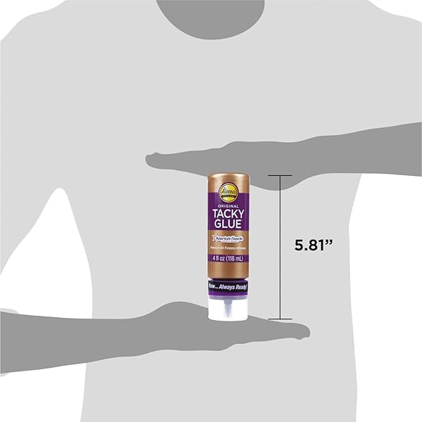 Aleene's Aleene's Always Ready Tacky Glue 4 oz - Original Craft Adhesive for Quick Bonding & DIY Projects - View 8 of 8