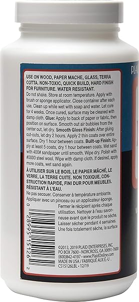 Mod Podge Mod Podge Waterbase Sealer & Glue for Furniture - 16oz Gloss Finish CS15126 - View 3 of 4