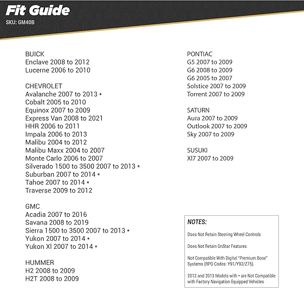 Scosche Scosche GM40B Wiring Harness for 2006-13 GM Vehicles | Upgrade Your Car Radio Easily - View 2 of 7