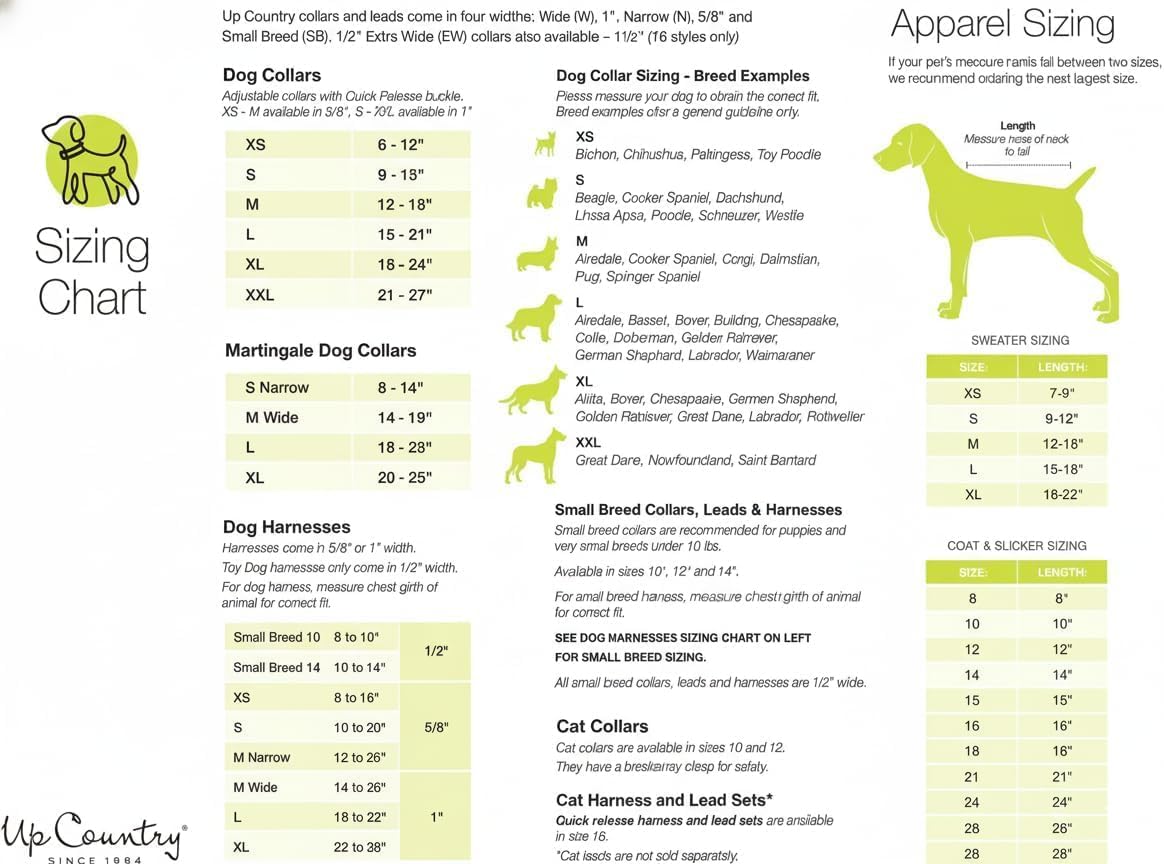 Up Country Up Country Sea Turtle Pattern Dog Collar and Leash Set for Medium Dogs 12 to 18 Inches 1 Inch Wide - View 5 of 5