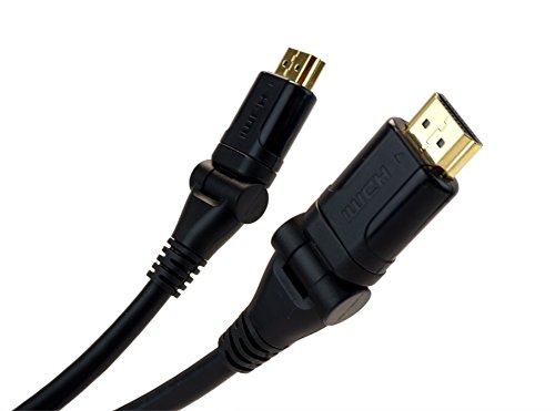 VisionTek VisionTek 4K UHD HDMI Cable 10ft - High-Speed Male-to-Male Pivot Cable (Model 900750) for Superior Video Quality - View 3 of 5