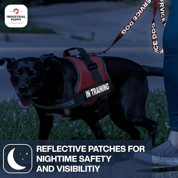 Industrial Puppy Industrial Puppy Training Dog Patch Reflective Service Vest Tag for Working Dogs - View 6 of 7