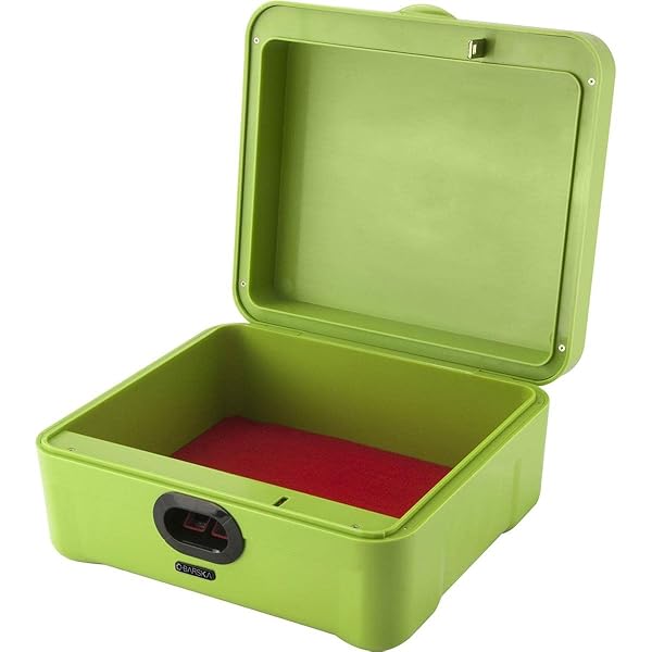 BARSKA Barska AX12458 iBox Dual Biometric Secure Device Lock Box Security Safe Green Standard for Ultimate Protection and Peace of Mind - View 6 of 10