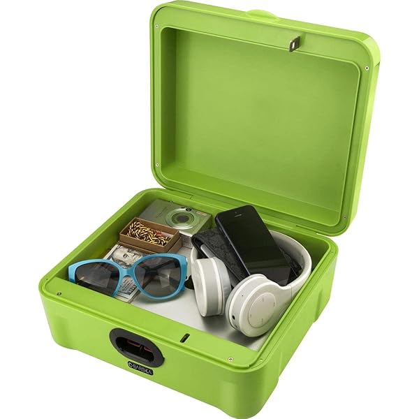 BARSKA Barska AX12458 iBox Dual Biometric Secure Device Lock Box Security Safe Green Standard for Ultimate Protection and Peace of Mind - View 10 of 10