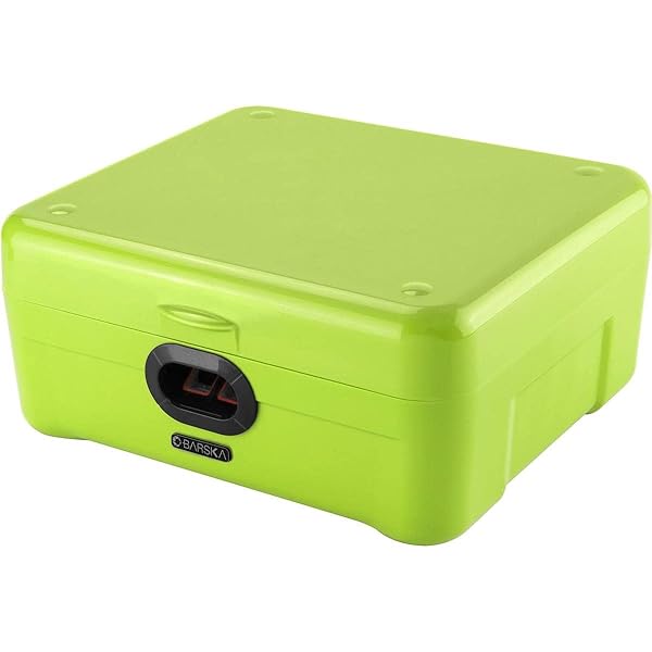 BARSKA Barska AX12458 iBox Dual Biometric Secure Device Lock Box Security Safe Green Standard for Ultimate Protection and Peace of Mind - View 3 of 10