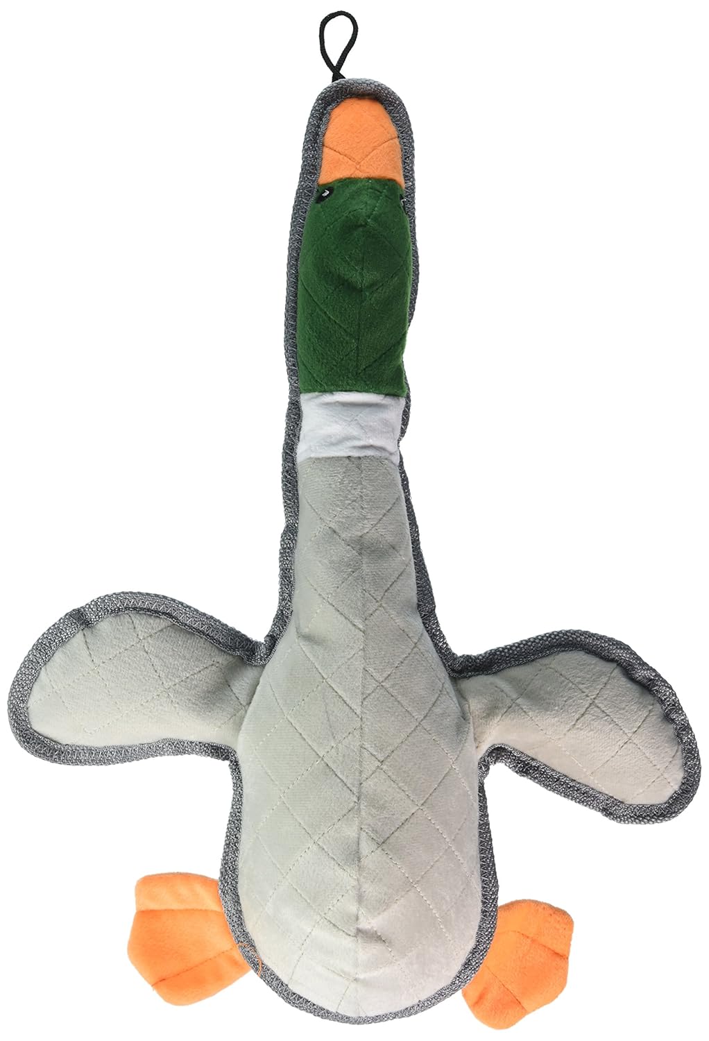 Pet Lou Bite Me Mallard 19 Inch Plush Dog Toy for Chewing and Fetching