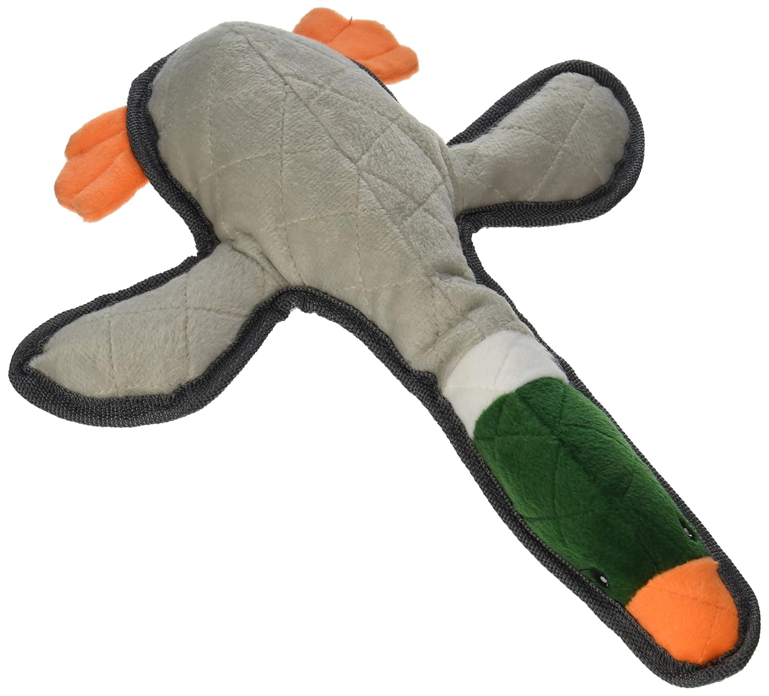 Pet Lou Bite Me Mallard 14 Inch Multi Dog Toy for Interactive Play and Chewing