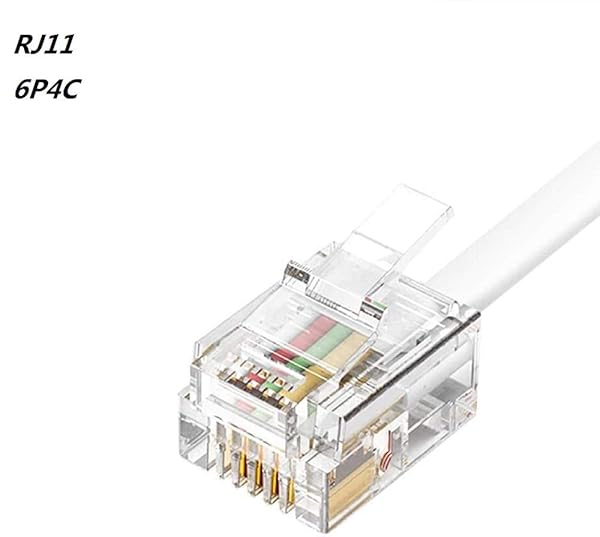 URBEST URBEST 2 PCS RJ11 Male to Female Telephone Splitter Converter Cable - Fast & Reliable Connection - View 5 of 5