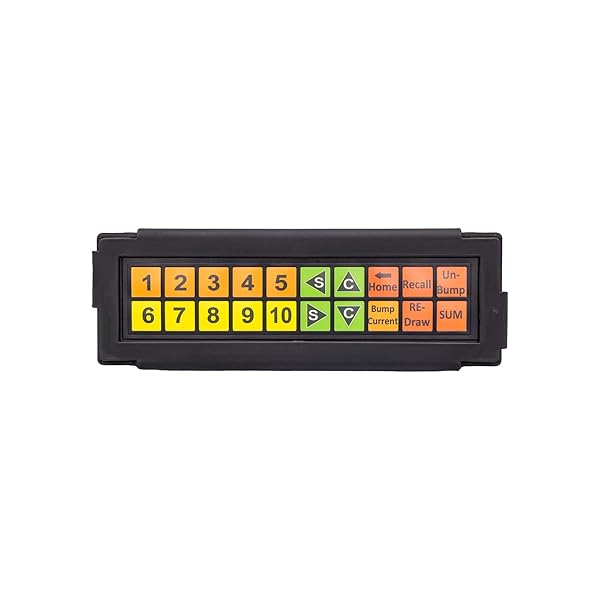 KRS Corporation, LLC 20 Key USB Programmable Keypad with 6 Foot USB Cable and USB PS2 Adapter for Enhanced Productivity - View 3 of 8