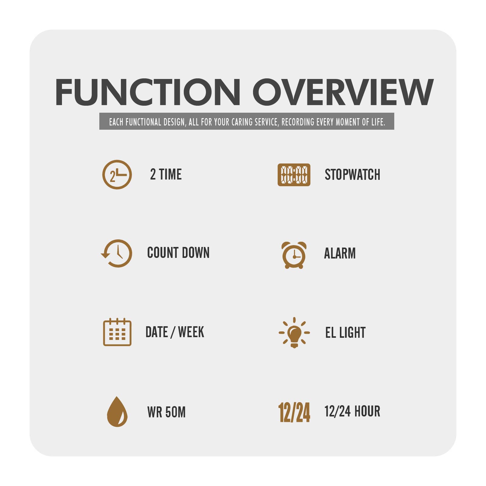 Mens Multifunction Waterproof Analog Digital Watch with Alarm Stopwatch Date Rubber Strap Military Sports LED Black - View 7 of 7