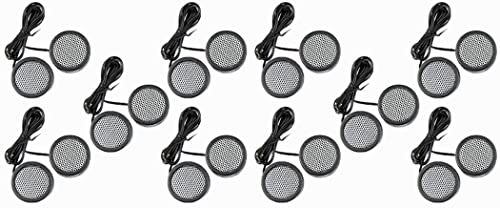 10 Pack Audiopipe 500w High Frequency Car Truck Boat Stereo Tweeters with Built-in Crossover